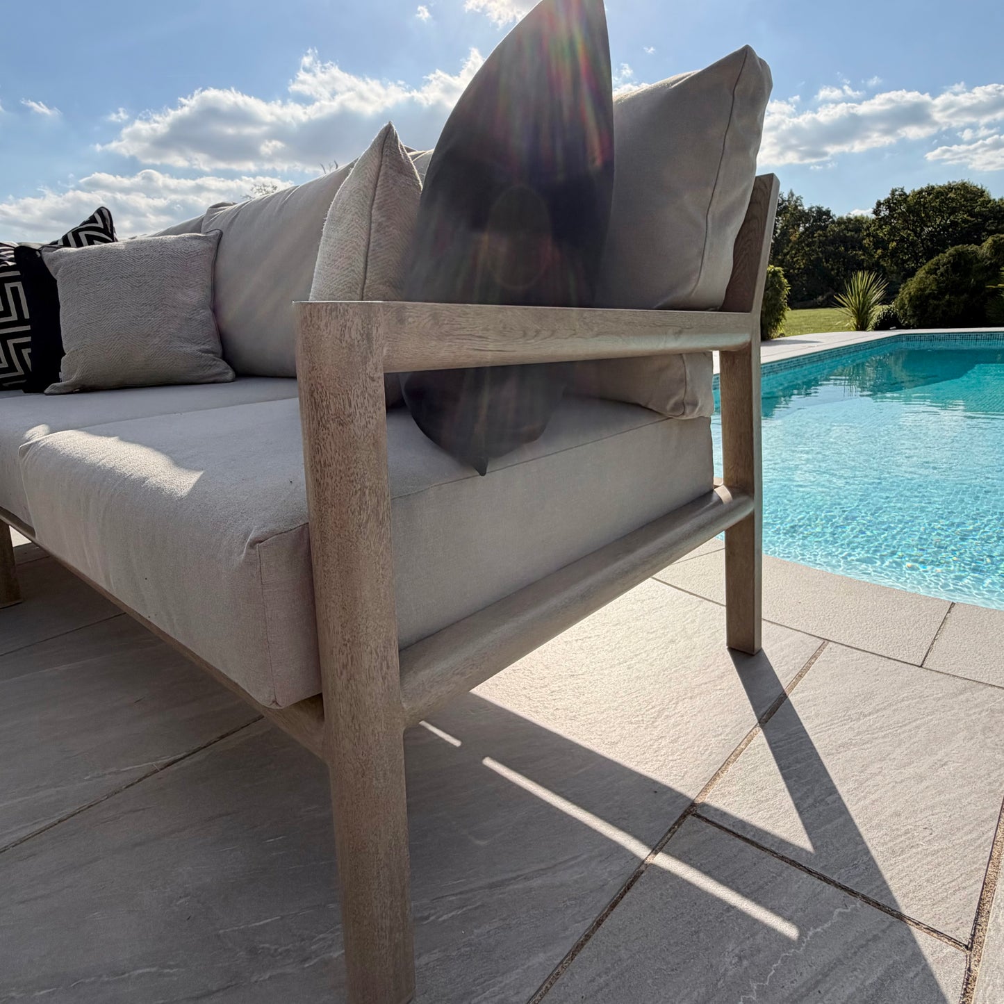 Nova - Eleanor Corner Sofa Set with Square Footstool