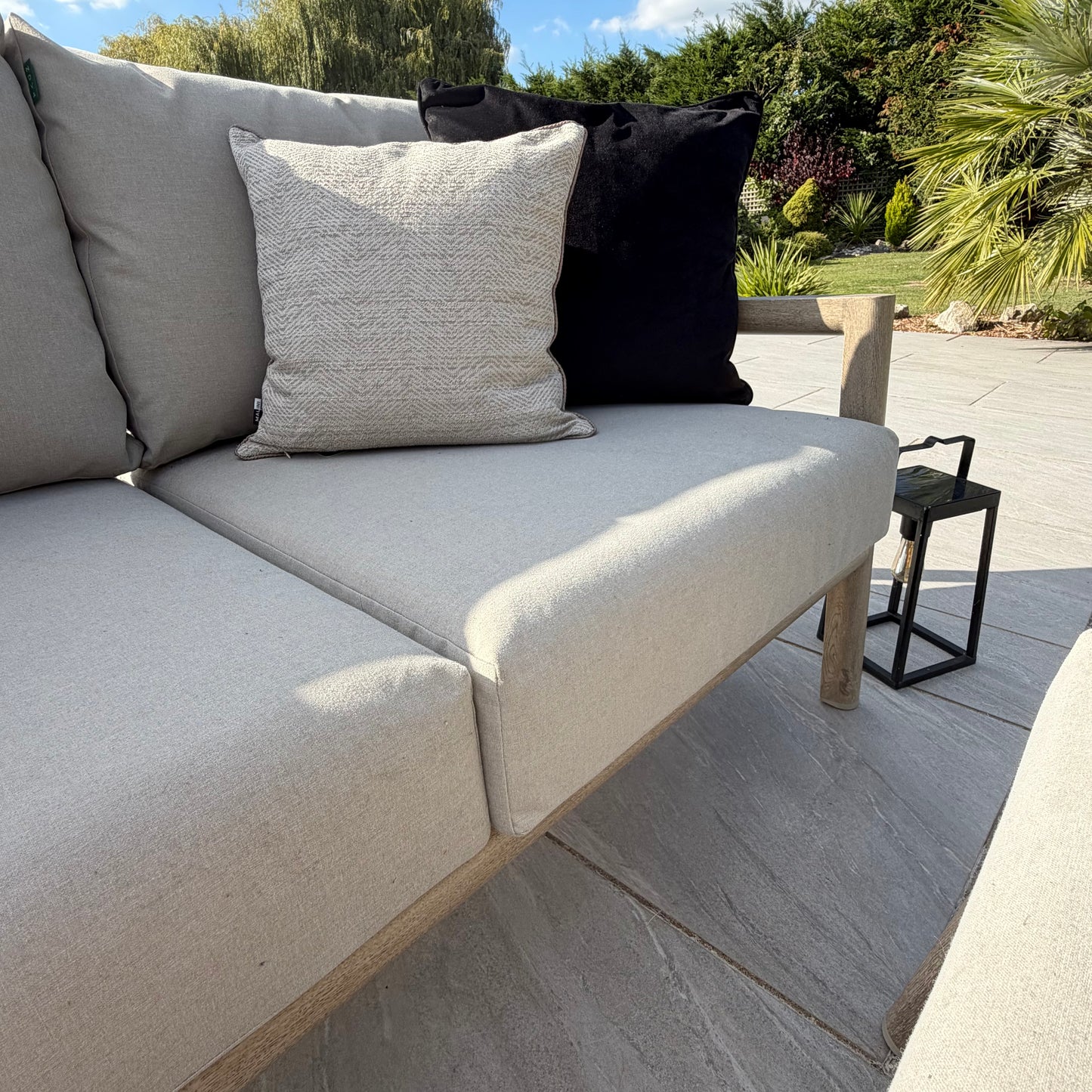 Nova - Eleanor Corner Sofa Set with Square Footstool