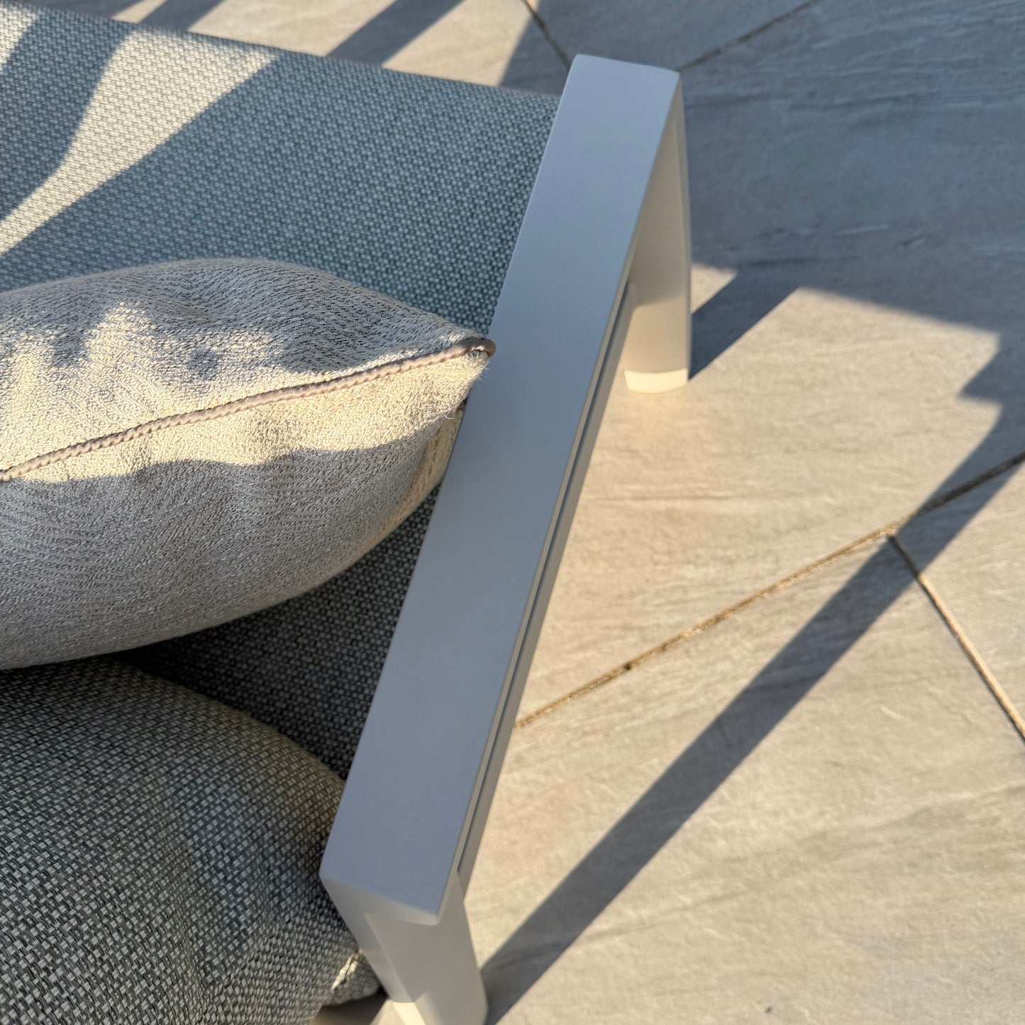 Nova - Phoenix 3 Seater Sofa Set with Rectangular Coffee Table - Pebble