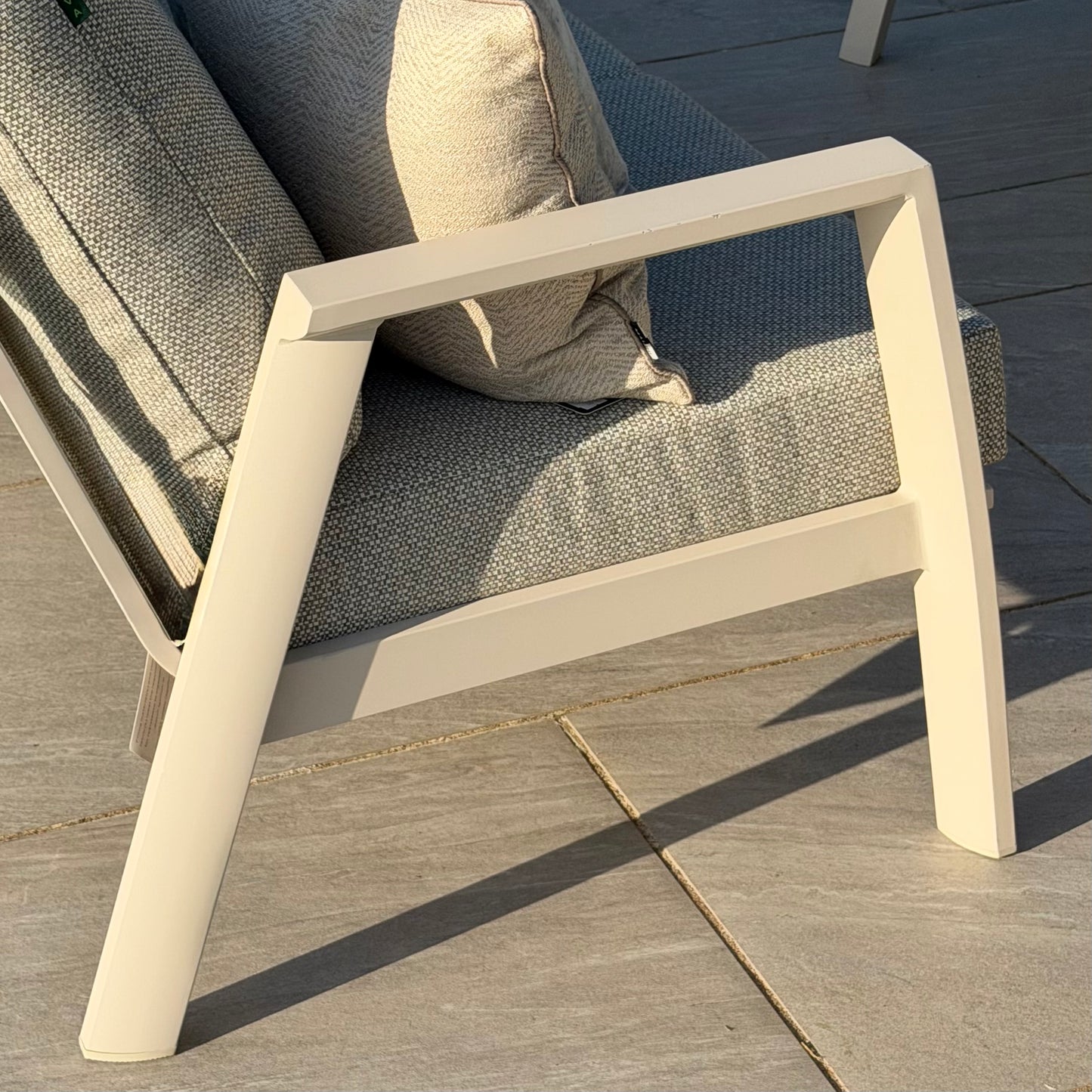 Nova - Phoenix 3 Seater Sofa Set with Rectangular Coffee Table - Pebble