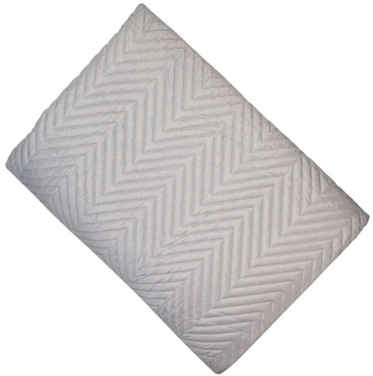 Chimes - Chevron Grey King Quilt