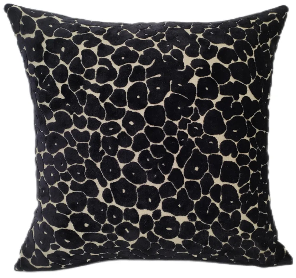 Chimes-Paul Moneypenny Spoton Black Large Cushion 56 x 56