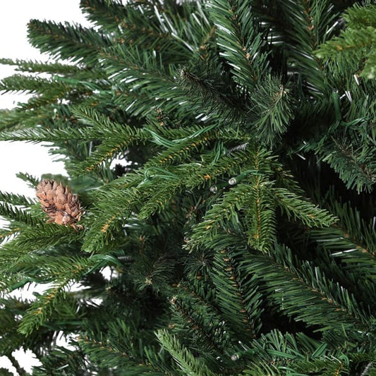 7.5ft. 560 LED Lit Tree with Pinecones