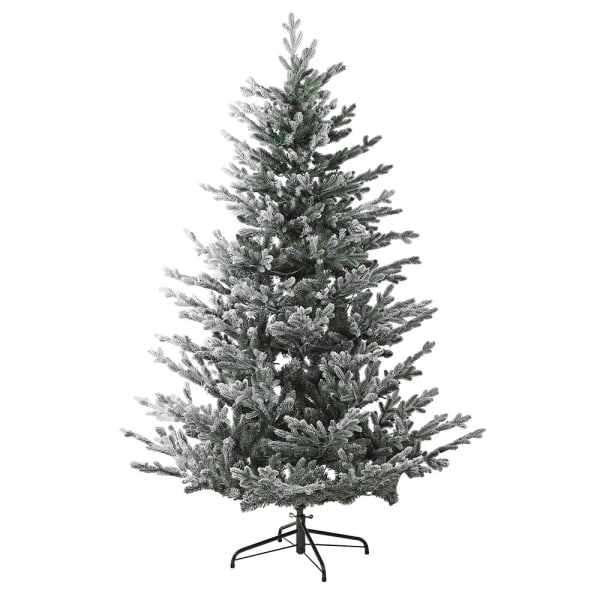 6ft 400 LED Lit Flock Tree