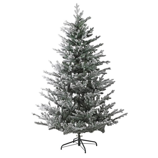 6ft 400 LED Lit Flock Tree