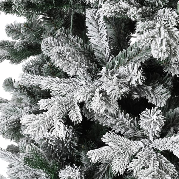 7.5ft. 500 LED Lit Flocked Tree