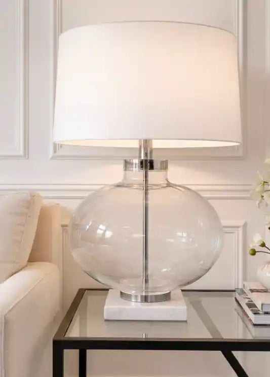 Sahara Glass Base Table Lamp