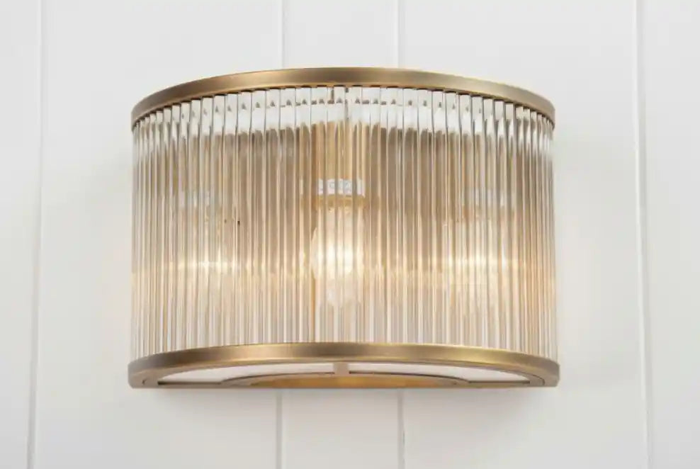 Arlo Antique Brass Finish Wall Lamp