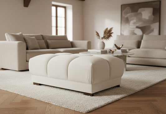 Kai Sofa Cream Footstool