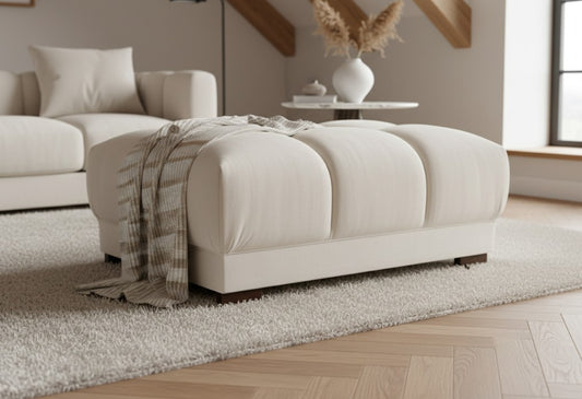 Kai Sofa Cream Footstool