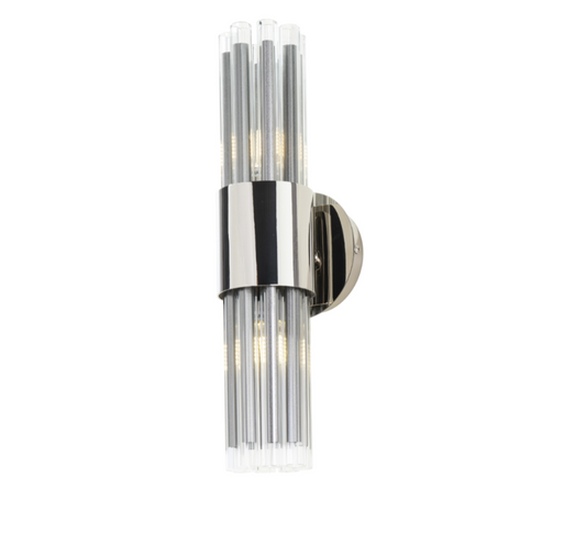 Antoinette Antique Nickel Finish Wall Lamp