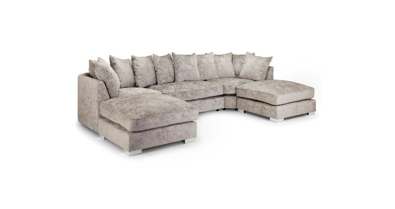 Chimes - Belfry U Sofa - Truffle