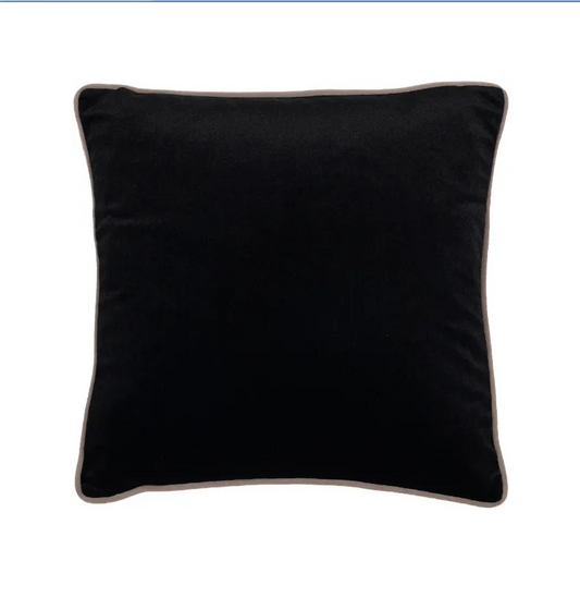 Chimes-Paul Moneypenny Twofaced Black & Cream Cushion 43 x 43