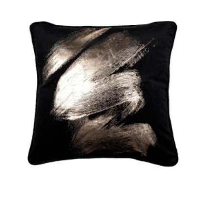 Chimes-Paul Moneypenny Gentlestrokes Black Cushion 45 x 45