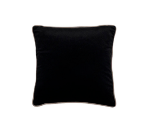 Chimes-Paul Moneypenny Twofaced Black & Cream Cushion 43 x 43