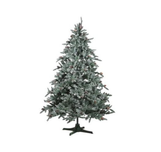 7ft Rotating Lit Pine Tree
