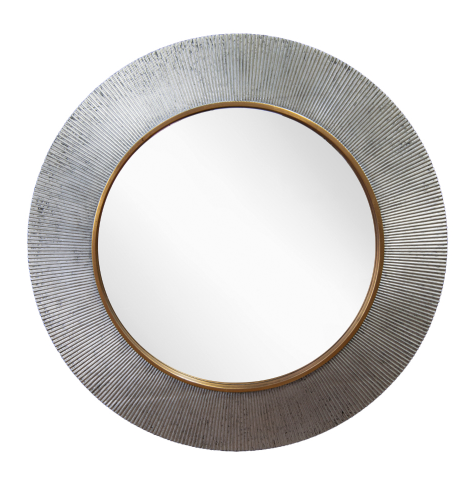 Ellen Silver Finish Wall Mirror