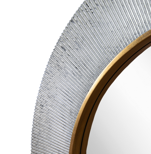 Ellen Silver Finish Wall Mirror