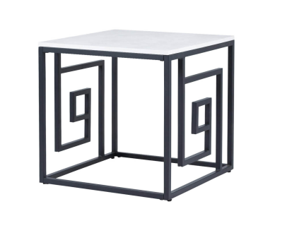 Hallie Black and Grey End Table