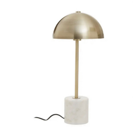 Taia Table Lamp with White Marble Base
