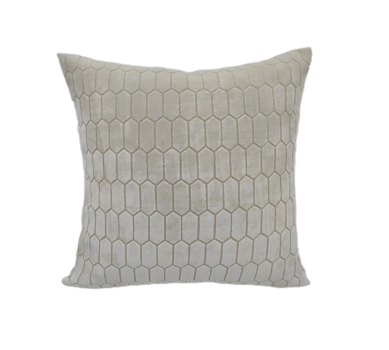 Malini Albie Ivory Cushion 43 x 43