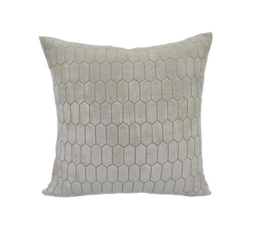 Malini Large Albie Ivory Cushion 56 x 56