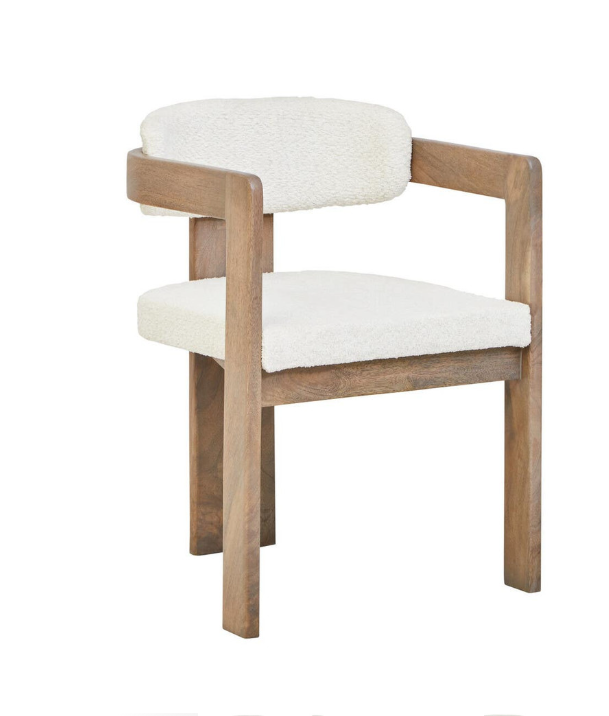 Torre Grey Mango Wood Chair