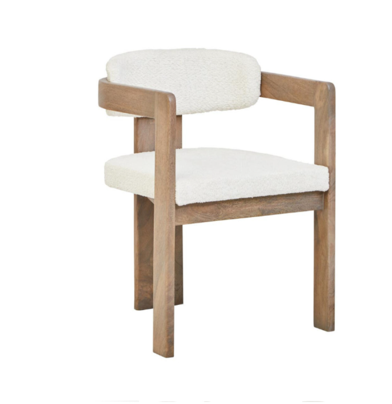 Torre Grey Mango Wood Chair