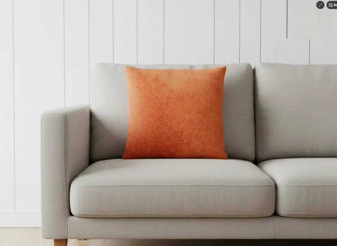 Chimes - Bingham Orange Cushion 43 x 43