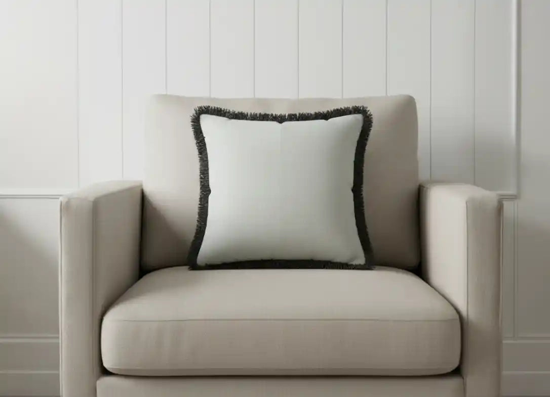 Malini Large Hugo Black Cushion 56 X 56