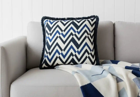 Chimes - Soma Navy Cushion 45 x 45