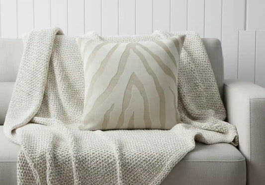 Paul Moneypenny Zebedeedodah Ivory Cushion