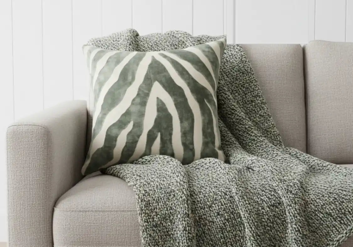 Chimes-Paul Moneypenny Zebedeedodah Sage Cushion