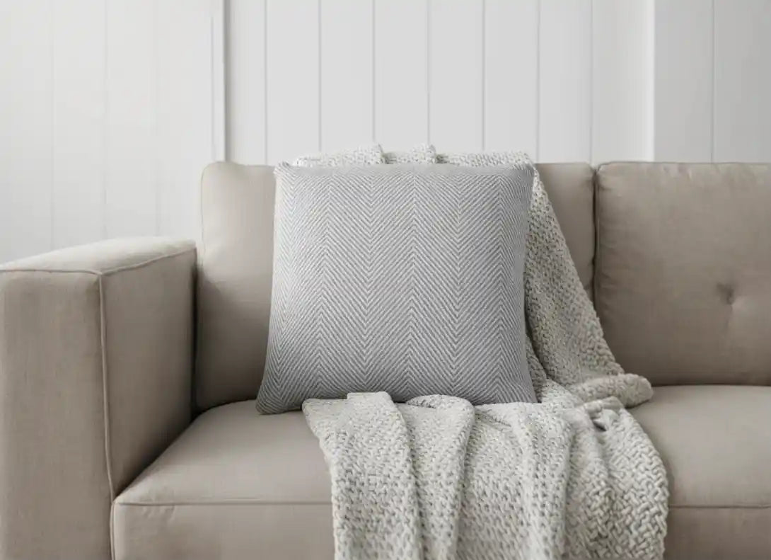 Chimes-SC Kampala Silver Cushion 43 x 43