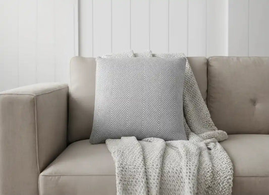 Chimes-SC Kampala Silver Cushion 43 x 43