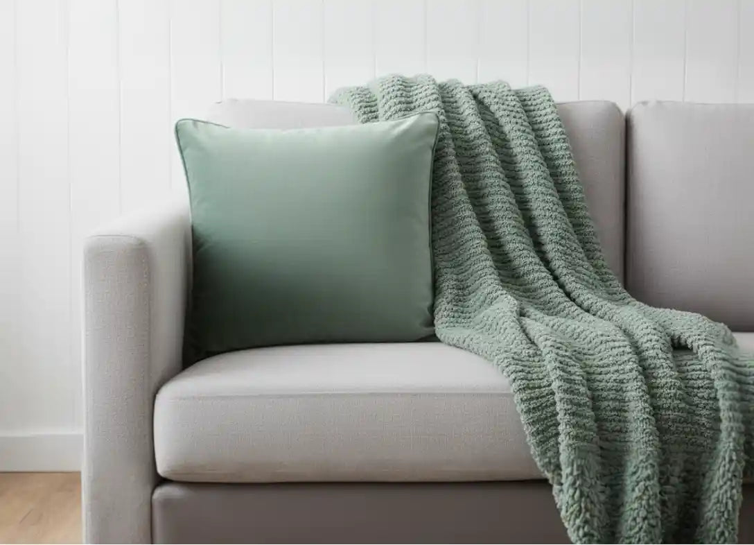 Chimes - Eucalyptus Luxe Cushion 43 x 43