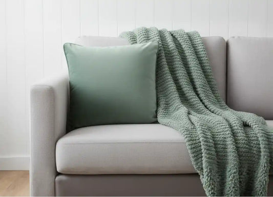 Chimes - Eucalyptus Luxe Cushion 43 x 43