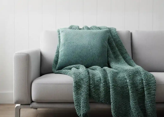 Chimes - Bingham Teal Cushion 43 x 43