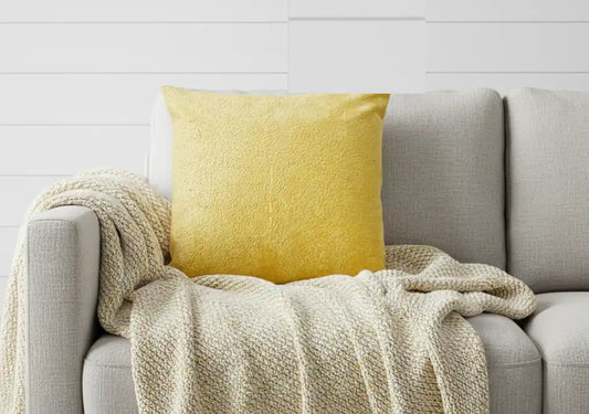 Chimes - Bingham Mustard Cushion 43 x 43