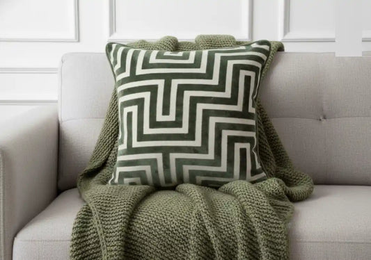 Paul Moneypenny Amazing Sage Large Cushion 56 x 56