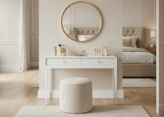 Remie RVA White Dressing Table