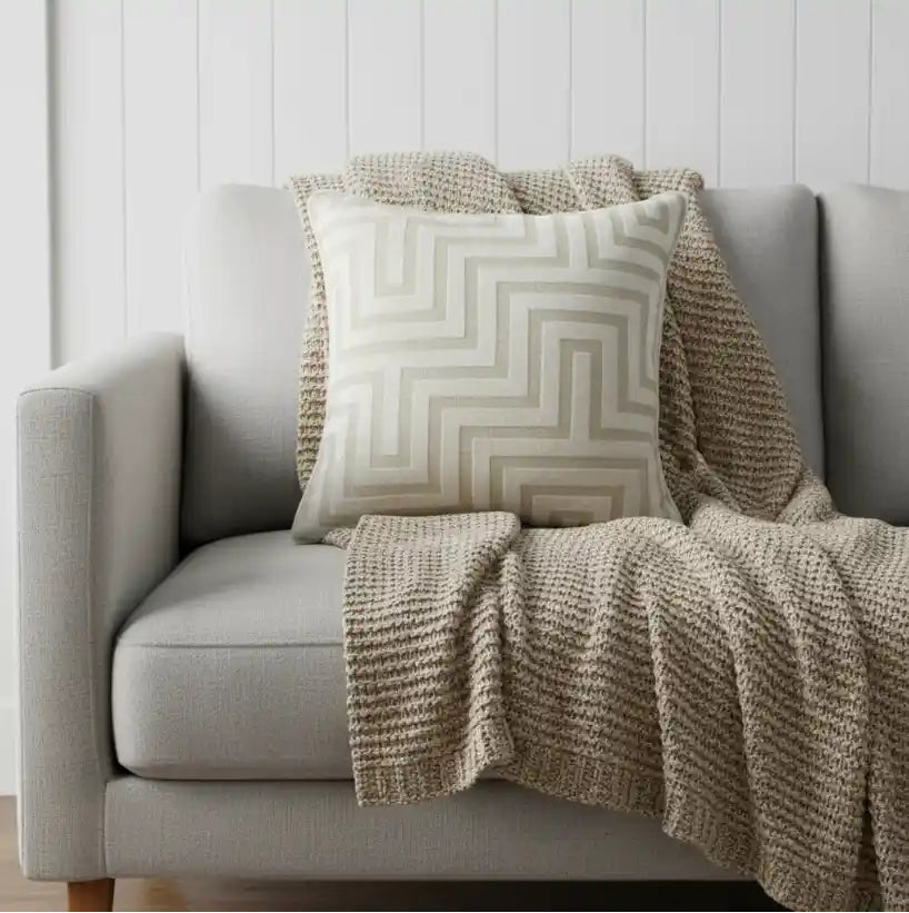 Paul Moneypenny Amazing Ivory Cushion 43 x 43