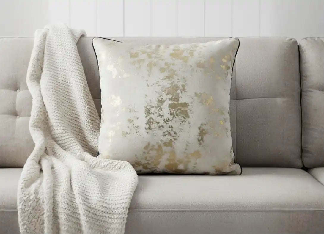 Chimes-Paul Moneypenny Spoiltrotten Gold Cushion
