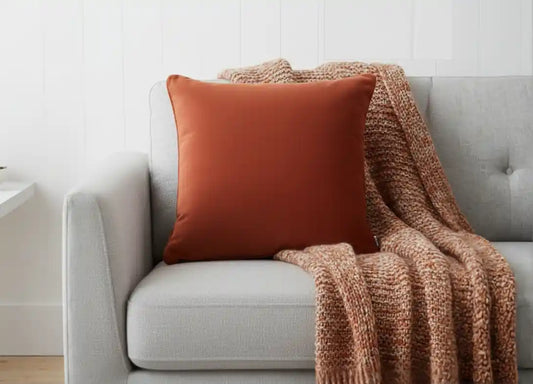 Malini Luxe Paprika Cushion 43 x 43