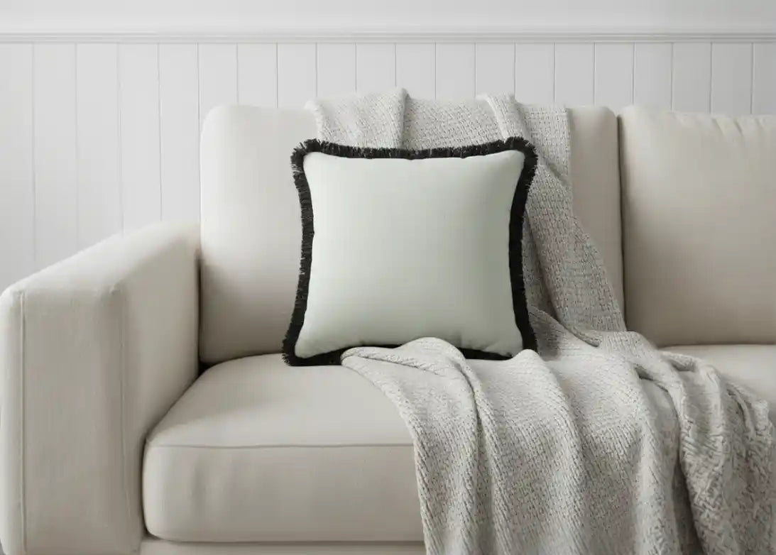 Malini Large Hugo Black Cushion 56 X 56