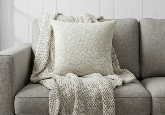 Paul Moneypenny Spoton Ivory Large Cushion 56 x 56