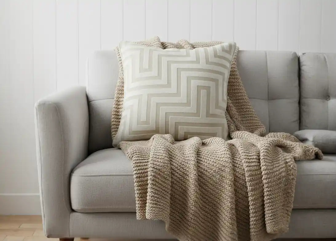 Paul Moneypenny Amazing Large Ivory Cushion 56 x 56