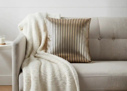 Chimes-Paul Moneypenny Striptease Black Cushion 45 x45