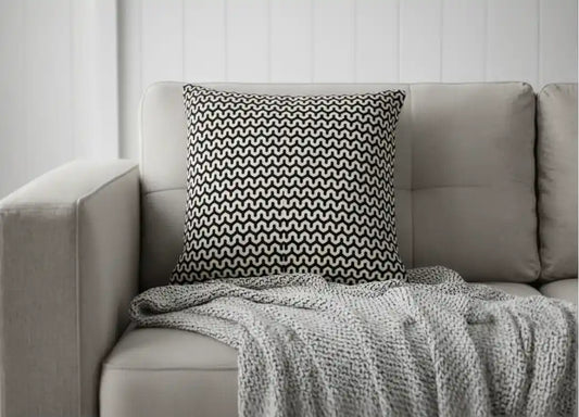 Chimes  - Oslo Black Cushion 56 x 56 - LOW STOCK