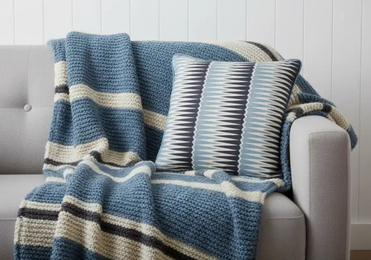 Chimes - Magnus Blue Cushion 45 x 45